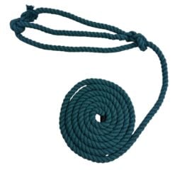 blue natural cotton rope halters 1
