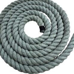grey natural cotton rope halters 2