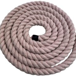 light pink natural cotton rope halters 2
