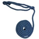 6mm Sky Blue Natural Cotton Plain Rope Halter x 6 Foot