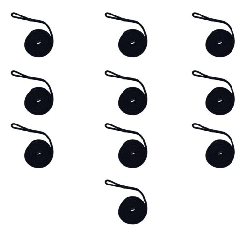 10 pack navy blue double braid polyester fender lines 1
