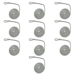 10 pack white double braid polyester fender lines 1