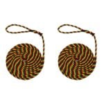 2 x 50mm Jester Softline Mooring Ropes 8 Inch Soft Eye x 20 Metres