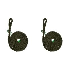 2 x olive 8 strand nylon mooring rope