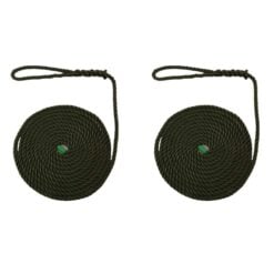 2 x olive mooring rope