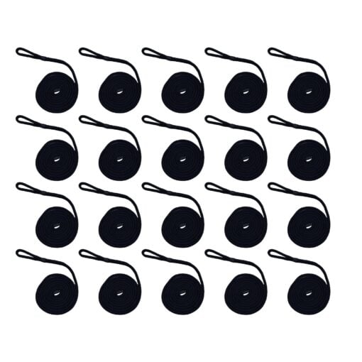 20 pack navy blue double braid polyester fender lines 1