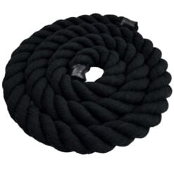 black acrylic cotton 3 strand rope 2
