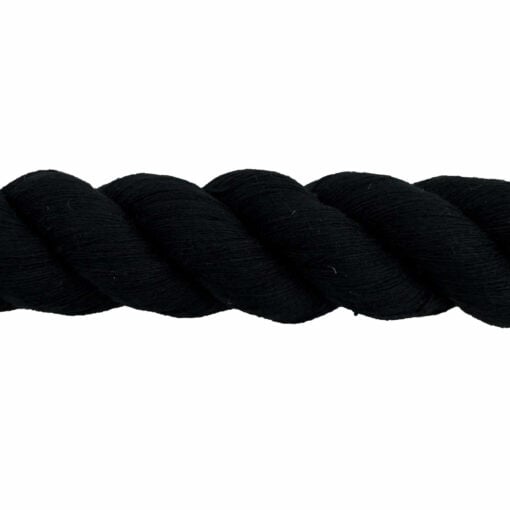 black acrylic cotton 3 strand rope 4
