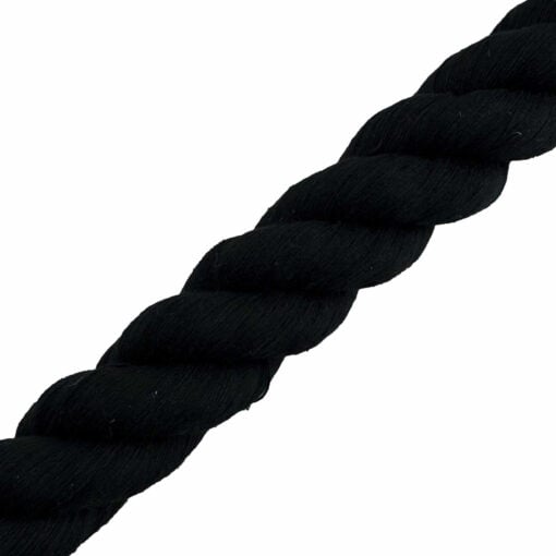 black acrylic cotton 3 strand rope 5