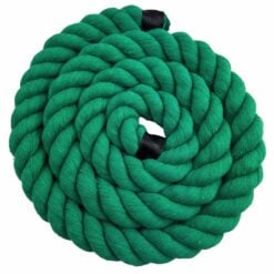 emerald green acrylic cotton 3 strand rope 1
