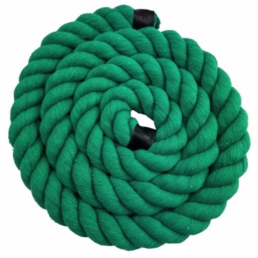 emerald green acrylic cotton 3 strand rope 1