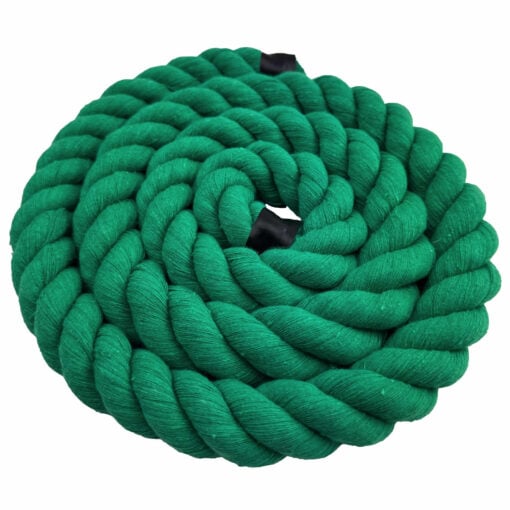 emerald green acrylic cotton 3 strand rope 2