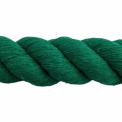 emerald green acrylic cotton 3 strand rope 4