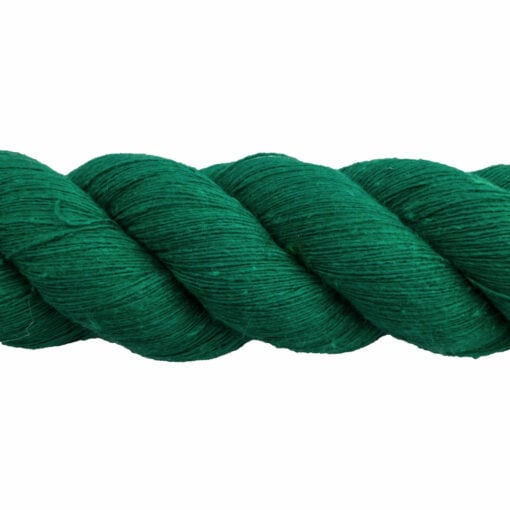 emerald green acrylic cotton 3 strand rope 4
