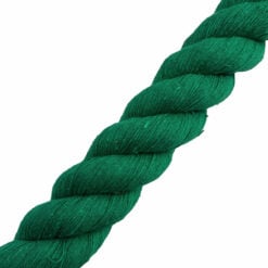 emerald green acrylic cotton 3 strand rope 5