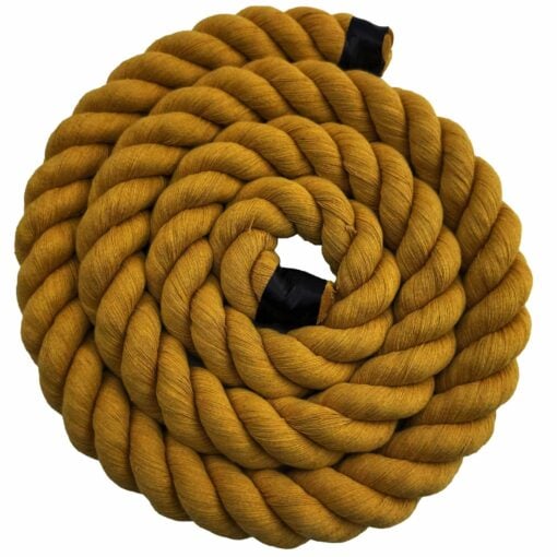 gold acrylic cotton 3 strand rope 1