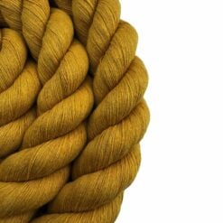 gold acrylic cotton 3 strand rope 3