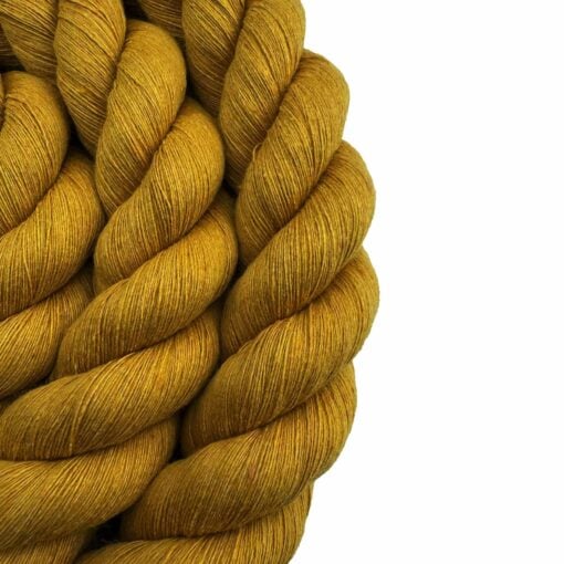 gold acrylic cotton 3 strand rope 3