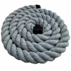 light grey acrylic cotton 3 strand rope 2