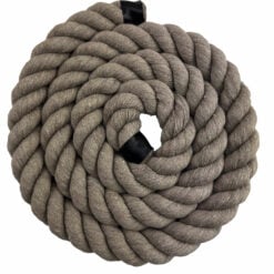 mud acrylic cotton 3 strand rope 1