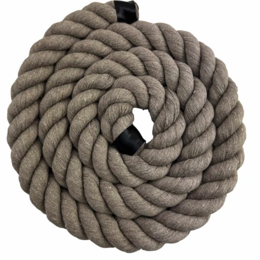 mud acrylic cotton 3 strand rope 1