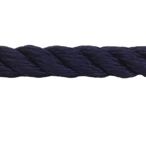 navy blue polyester mooring rope 1