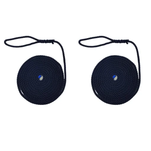 navy blue polyester mooring rope 3
