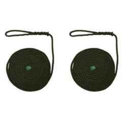 olive polyester mooring rope 2