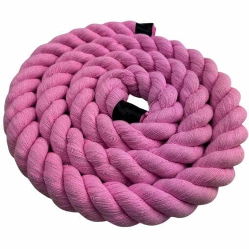 pink acrylic cotton 3 strand rope 2