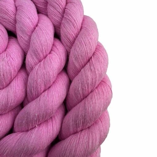 pink acrylic cotton 3 strand rope 3