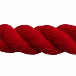 red acrylic cotton 3 strand rope 4