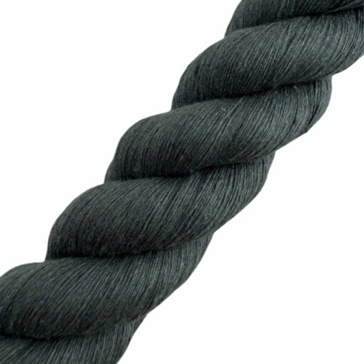 slate grey acrylic cotton 3 strand rope 4