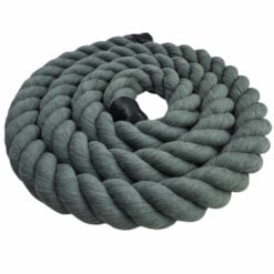 slate grey acrylic cotton 3 strand rope 5