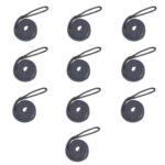 10 x 8mm Navy Blue Double Braid Polyester Fender Line x 1.5 Metres with 3 inch Soft Eye