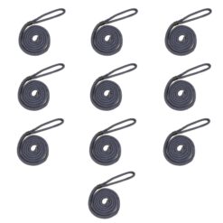 10 navy blue double braided polyester fender lines