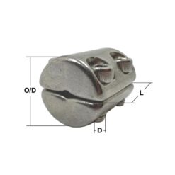3mm stainless steel heavy duty rope stopper 4
