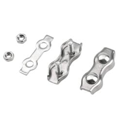 stainless steel duplex wire rope grip