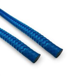 2 x 8mm royal blue double braid polyester mooring warps x 6 metres stainless thimble 3