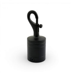 24mm powder coated black trigger hook rope fitting 1