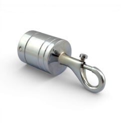 28mm polished chrome trigger hook rope fitting 3