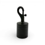 28mm Powder Coated Black Trigger Hook Rope Fitting
