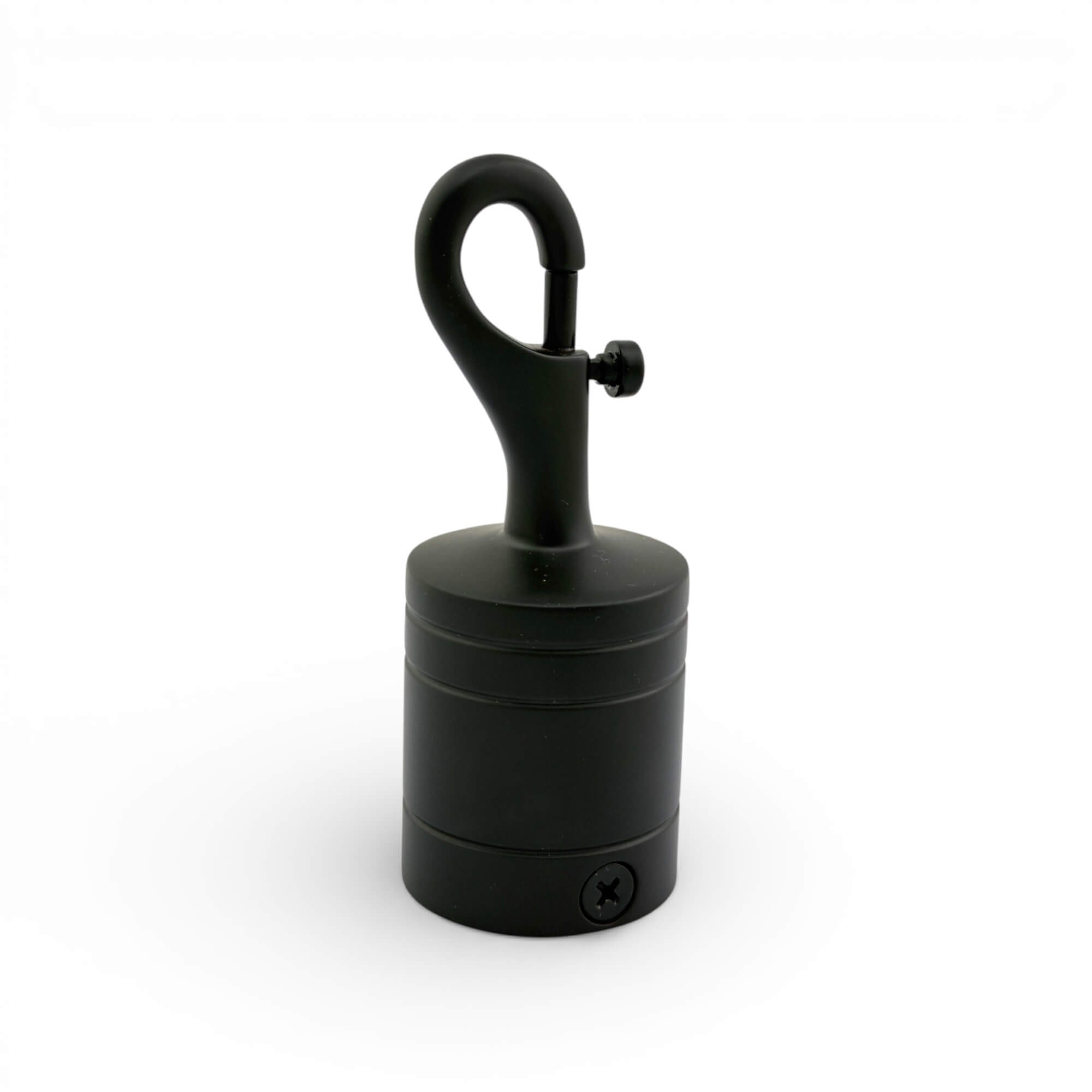 32mm powder coated black trigger hook rope fitting 2