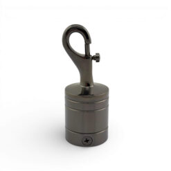 36mm gun metal black trigger hook rope fitting 2