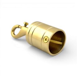36mm polished brass trigger hook rope fitting 3