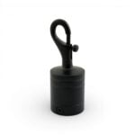 40mm Powder Coated Black Trigger Hook Rope Fitting