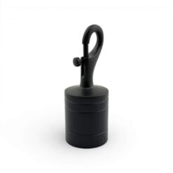 40mm powder coated black trigger hook rope fitting 3
