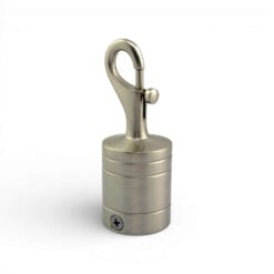 40mm satin nickel trigger hook rope fitting 2