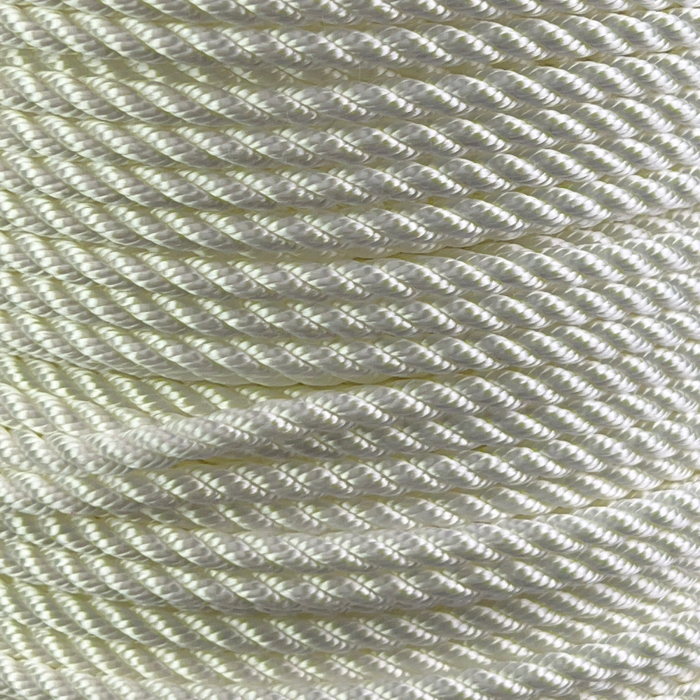 6mm white polyester rope 500 metre reel 1