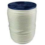5mm White Polyester Rope x 500 Metre Reel