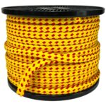 10mm Yellow & Red Safety Floating Buoy Line Rope 50 Metre Reel CS